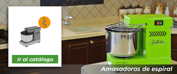 Amasadoras de espiral | Ir al catálogo