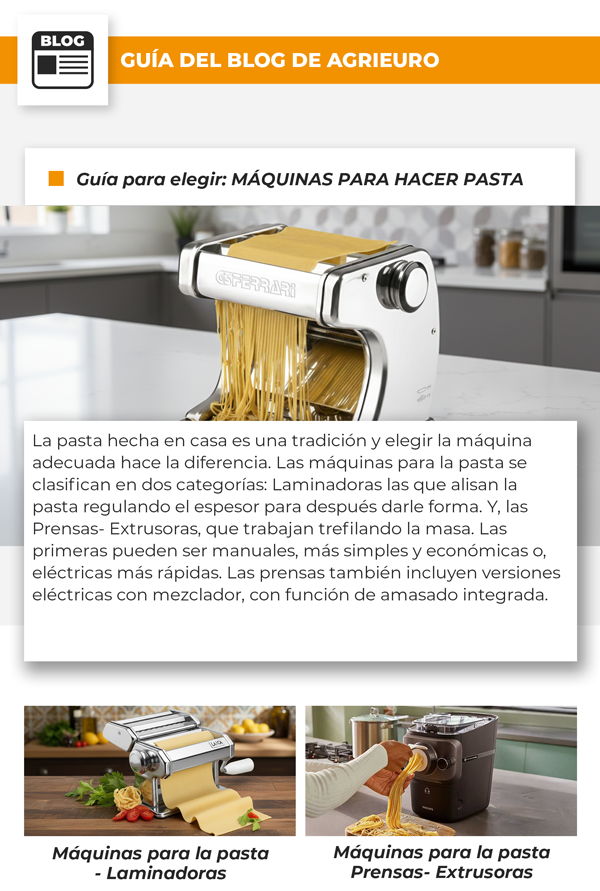 MÁQUINAS PARA HACER LA PASTA