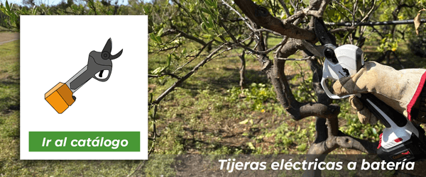 Tijeras de poda eléctricas de batería | Ir al catálogo