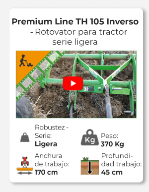 Subsolador agrícola para tractor AgriEuro serie 170 Standard de 5 púas - Con ruedas de acero