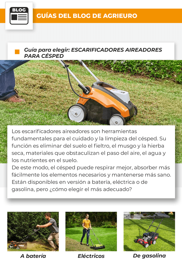 Guía para elegir: ESCARIFICADOR 