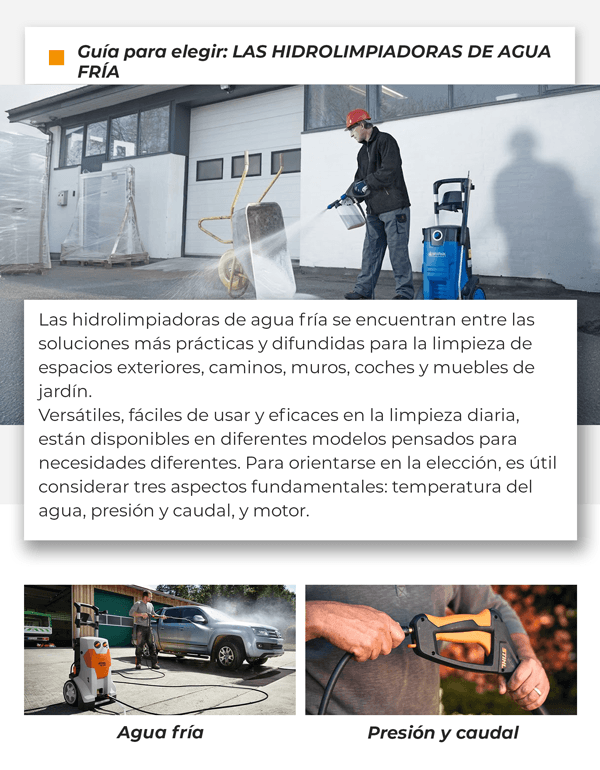 Guía para elegir: LAS HIDROLIMPIADORAS DE AGUA FRÍA