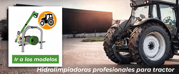 Hidrolimpiadoras profesionales para tractor | Ir al catálogo
