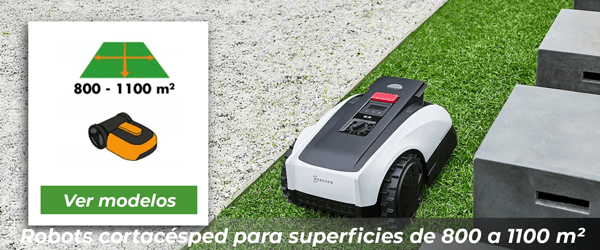  Robots cortacésped para superficies de 800 – 1100 m² | Ir al catálogo