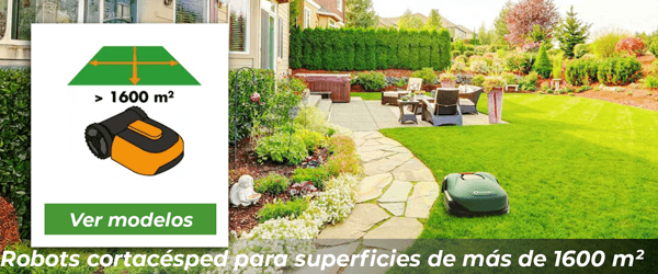 Robots cortacésped para superficies de más de 1600 m² | Ir al catálogo