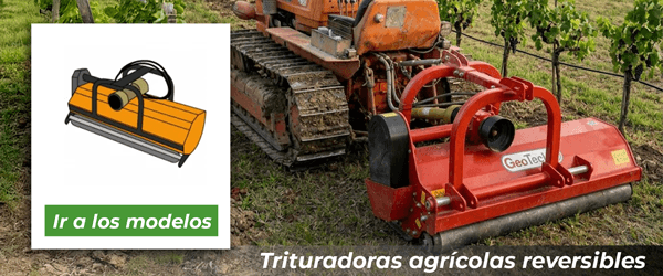 Trituradoras reversibles para tractor  | Ir al catálogo