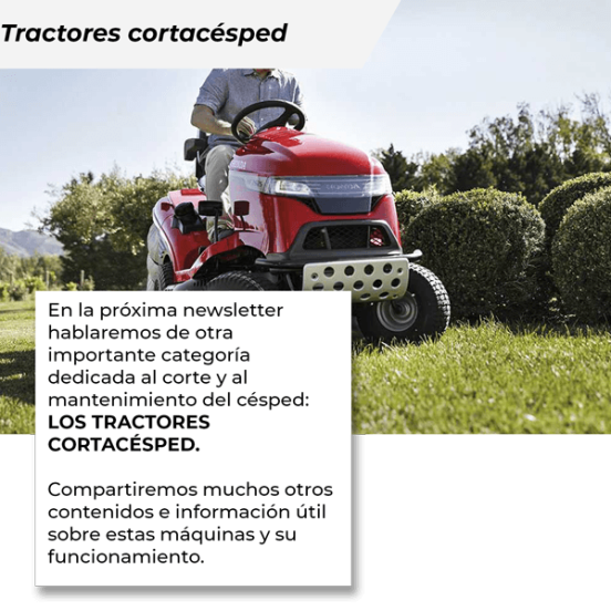PRÓXIMA NEWSLETTER PREMIUM: Tractores cortacésped