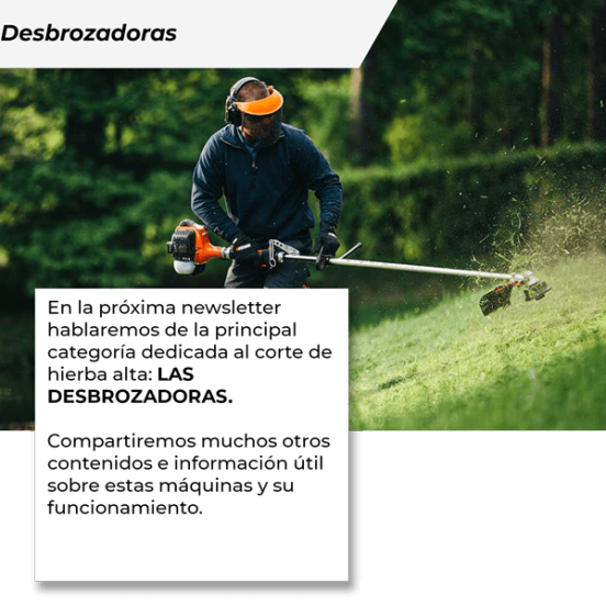 PRÓXIMA NEWSLETTER PREMIUM: Desbrozadorascortacésped