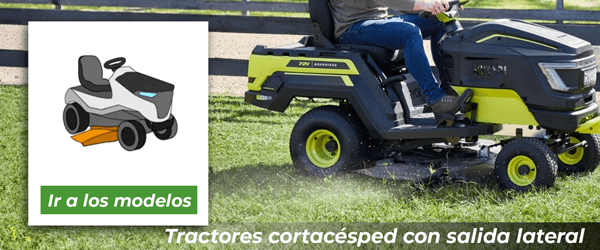 Tractores cortacésped con salida lateral | Ir al catálogo