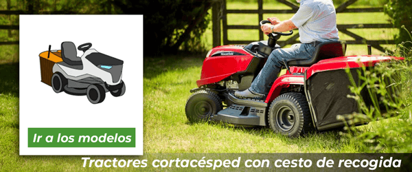Tractores cortacésped con cesto de recogida | Ir al catálogo