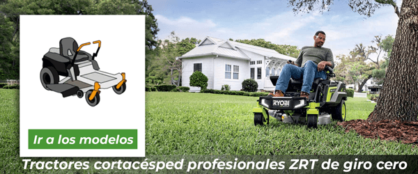 Tractores cortacésped profesionales ZRT de giro cero | Ir al catálogo