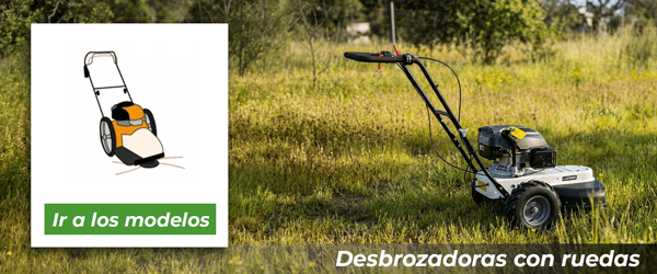 Desbrozadoras de ruedas | Ir al catálogo