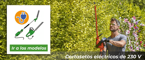 Cortasetos eléctricos de 230 V | Ir al catálogo
