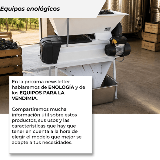 Equipos enológicos