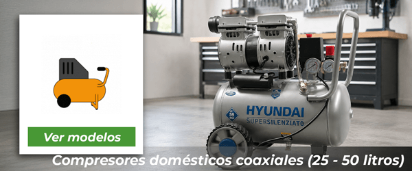 Compresores domésticos coaxiales (25 - 50 litros) | Ir al catálogo