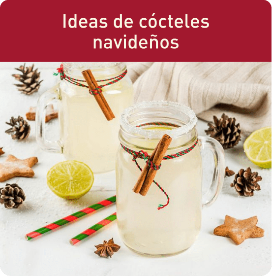 Ideas de cócteles navideños