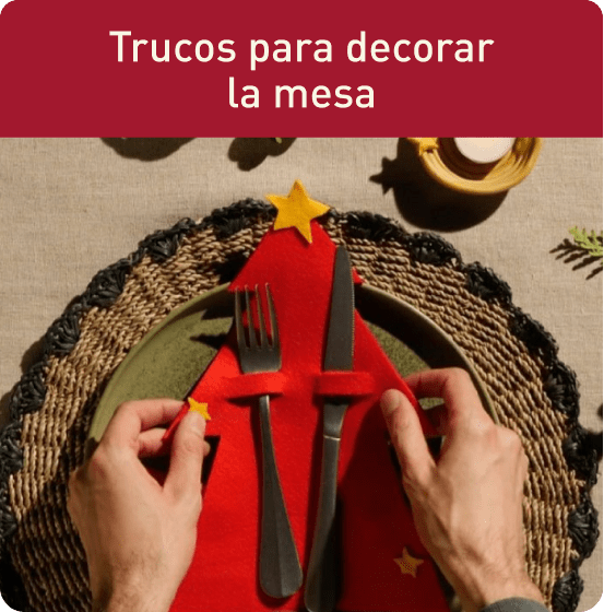 Trucos para decorar la mesa