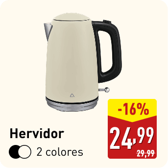 Hervidor 2 colores -16% | 24,99