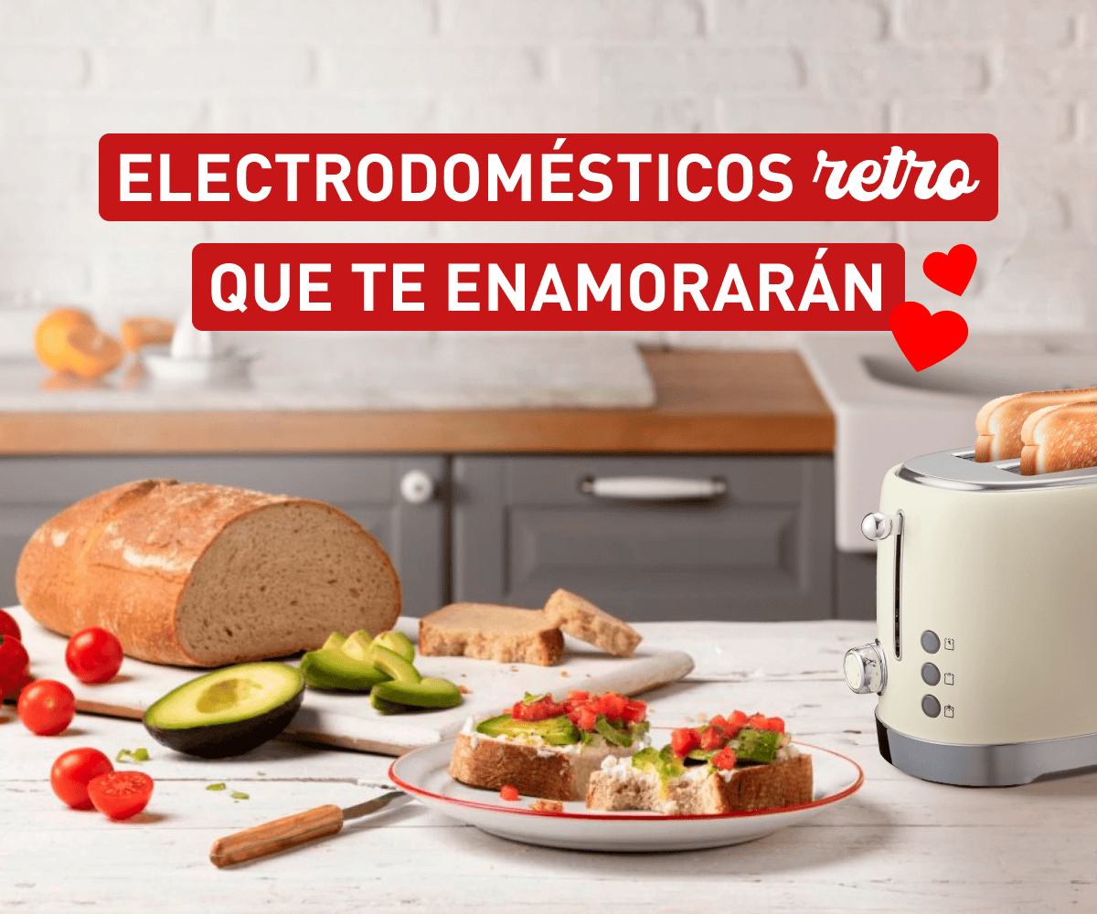 ELECTRODOMÉSTICOS RETRO QUE TE ENAMORARÁN