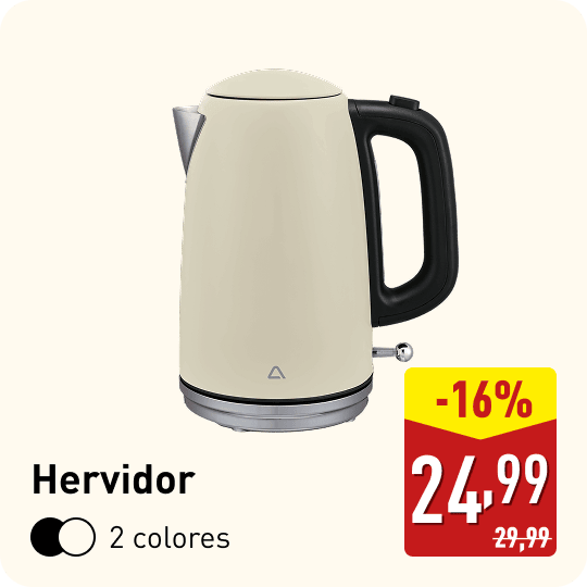 Hervidor 2 colores -16% | 24,99