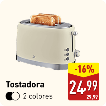 Tostadora 2 colores -16% | 24,99