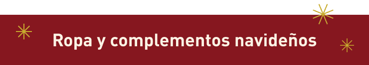 Ropa y complementos navideños