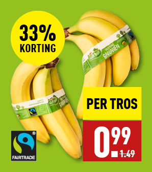 Fairtrade bananen