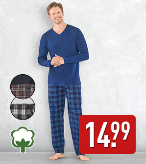 Flanellen pyjama