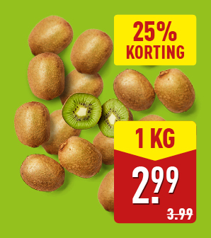 Groene kiwi's