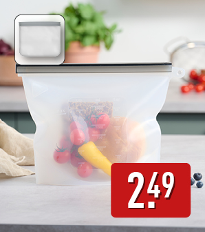 Herbruikbare vershoudzakjes