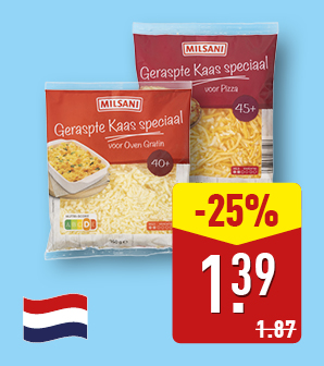 Geraspte kaas