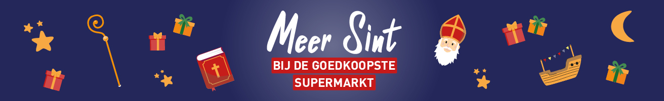 Meer sint bij de goedkoopste supermarkt