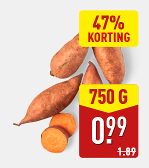 Zoete aardappelen