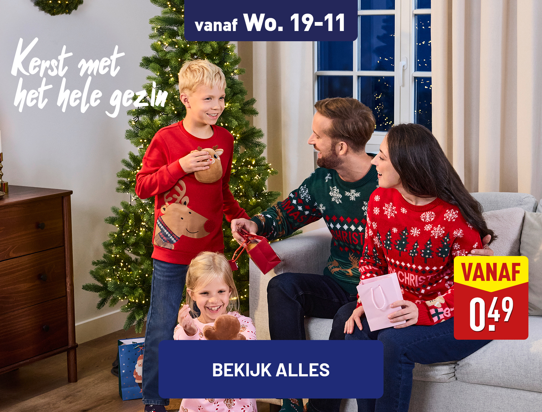 Kerst met het hele gezin
