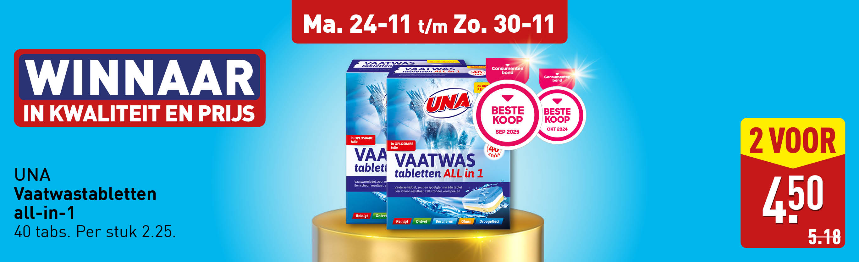 Winnaars in kwaliteit en prijs