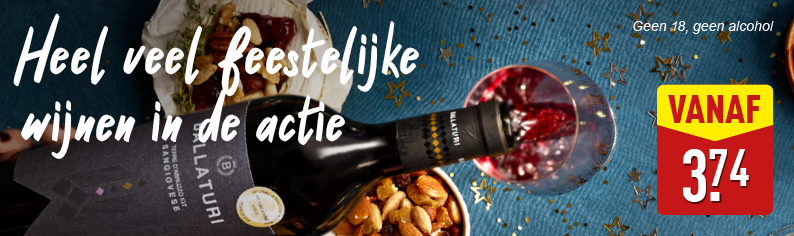 Wijnen in de aanbieding