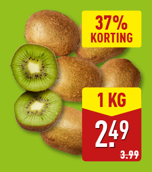Groene kiwi's