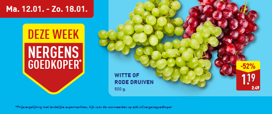 Deze week nergens goedkoper