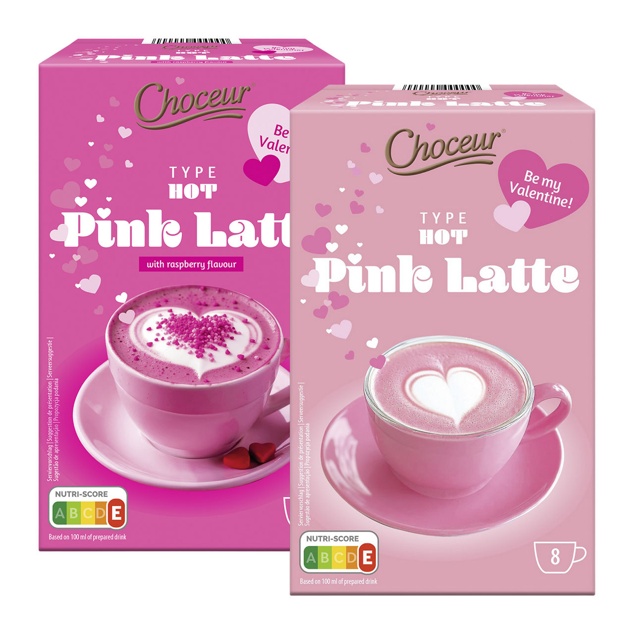 Pink latte