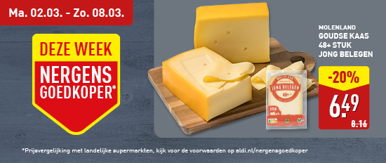 Deze week nergens goedkoper