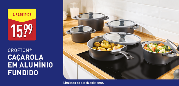 Caçarola em Alumínio Fundido