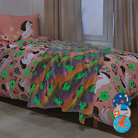 Roupa de Cama Brilha no Escuro