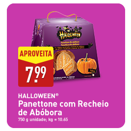 Panettone com recheio de abóbora