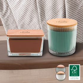 Vela Perfumada com Pavio de Madeira