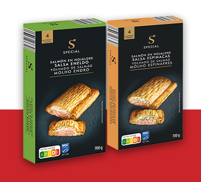 Folhado de Salmão com Molho