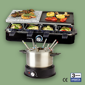 raclette fondue eletrico