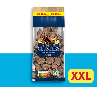 amendoins com chocolate