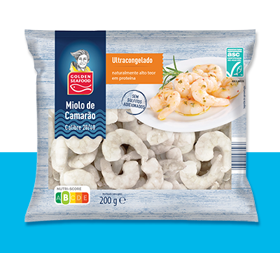 miolo de camarao