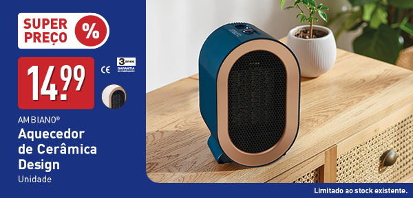 Aquecedor de Cerâmica Design