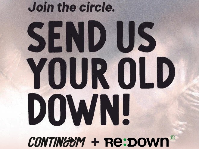 Recycle your old down